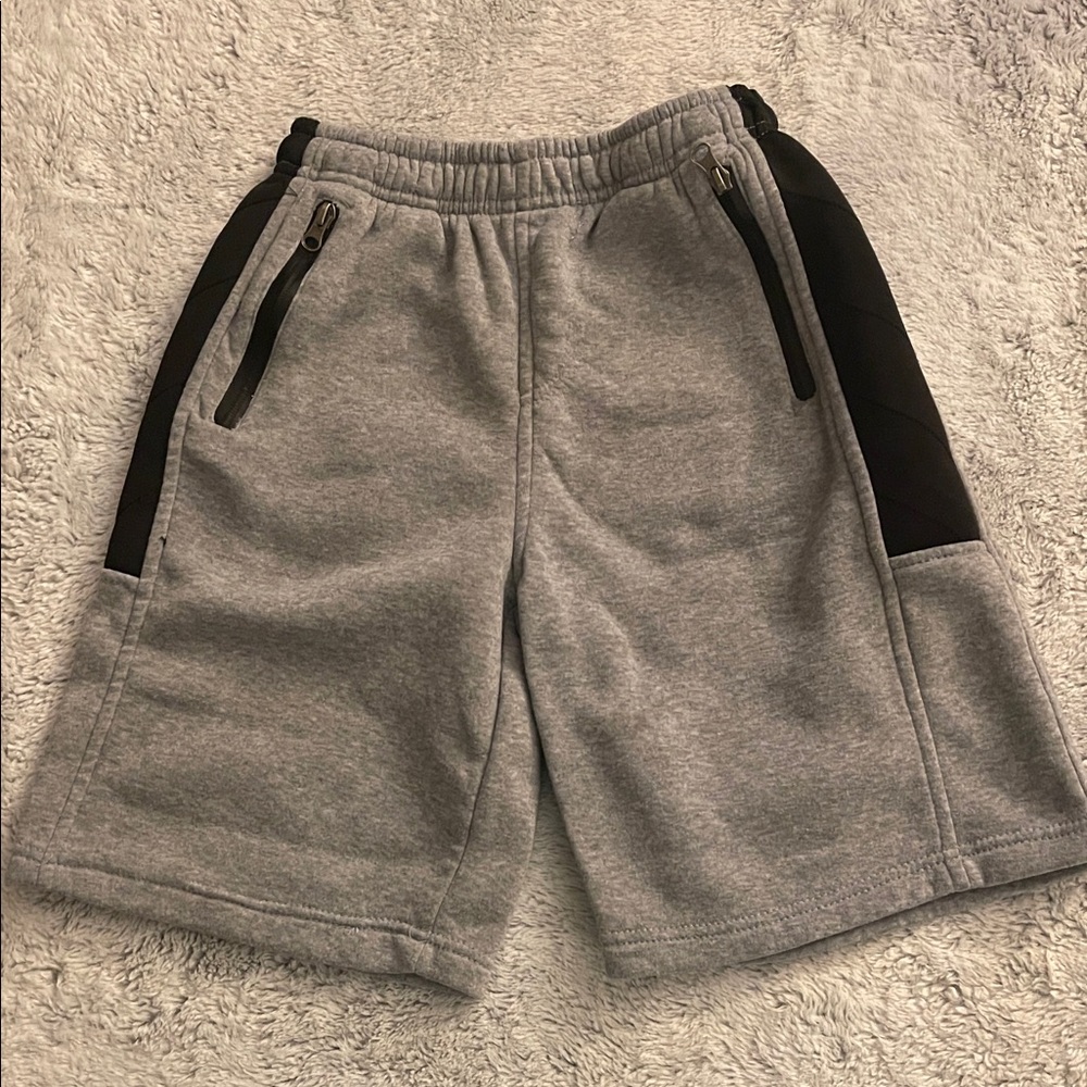 NBN Gear Gray and Black boys Shorts  SZ M